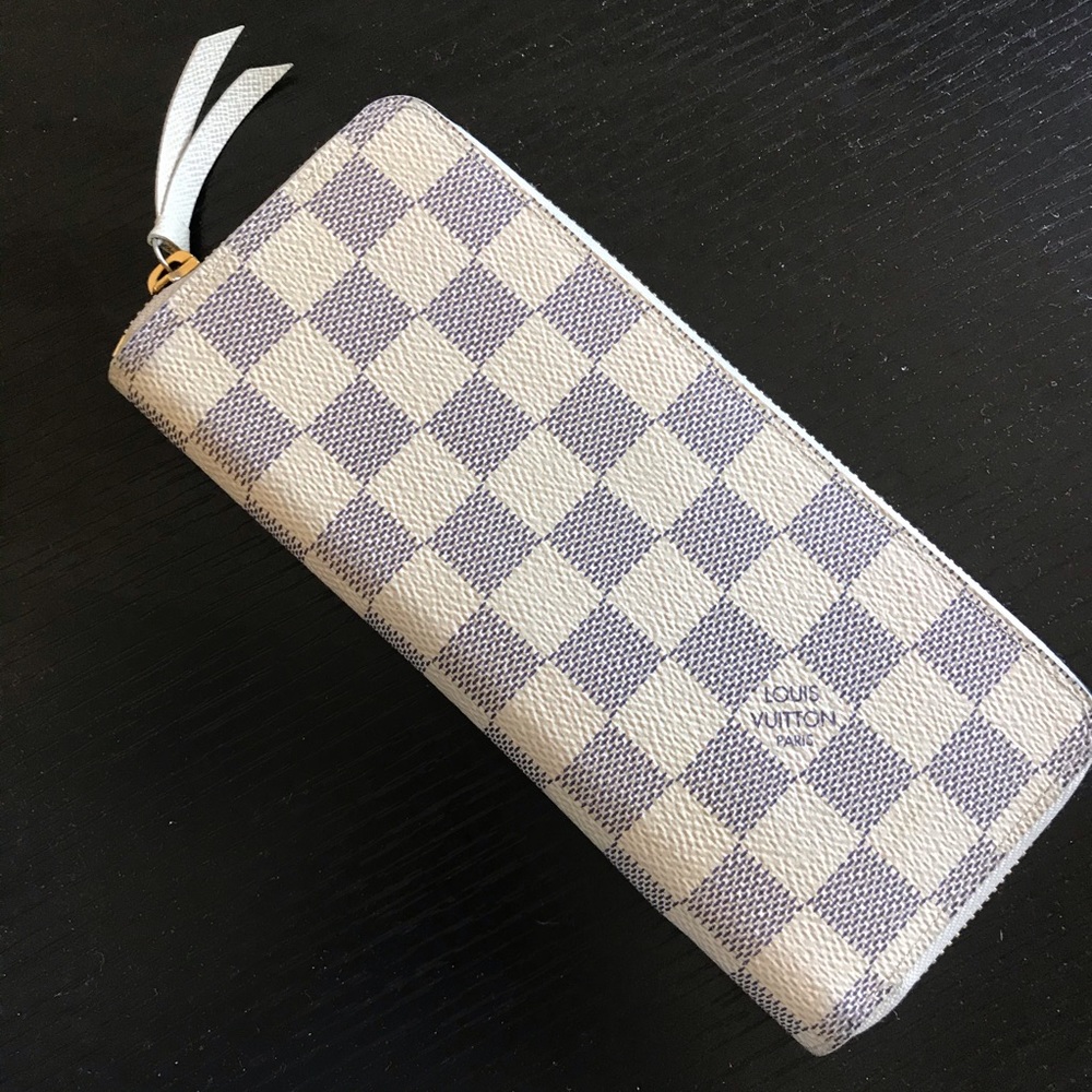 Louis Vuitton clemence wallet - damier Azur
